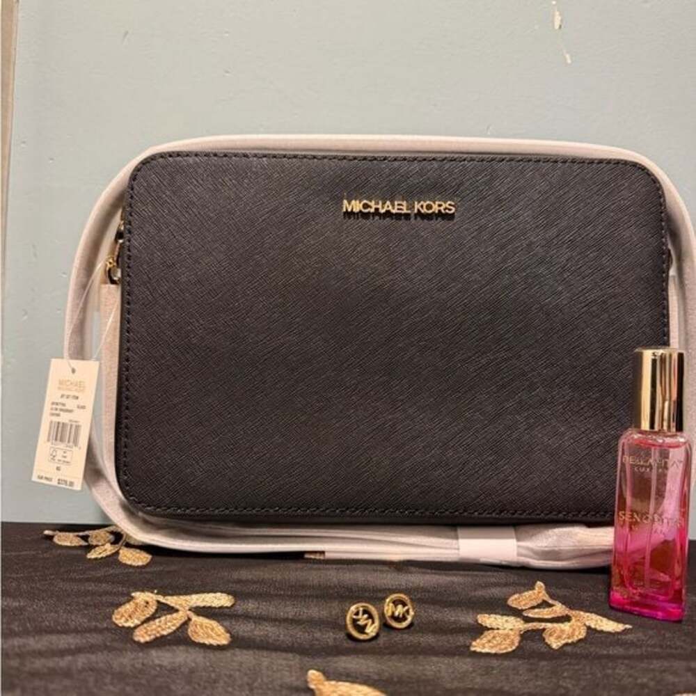 Michael Kors Black and Gold